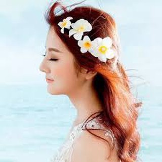 Cài tóc hoa sứ siêu xinh
