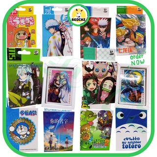 Bộ bài tây tú lơ khơ anime Demon Slayer Naruto Dragon Ball One Piece Jujutsu Kaisen Attack on Titan tiệm Beocaz