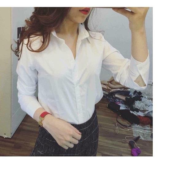ÁO SƠ MI NỮ TRẮNG TAY DÀI, TAY ÁO BỒNG BỀNH TRẺ TRUNG VÀ SÀNH ĐIỆU ,KIRA'S DESIGN HÀNG ĐẸP AM95 | BigBuy360 - bigbuy360.vn