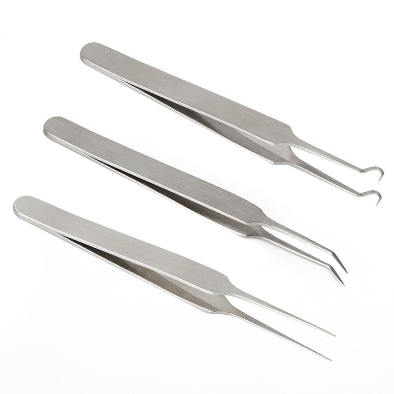 (Hàng Mới Về) Nhíp Nặn Mụn Đầu Đen / Mụn Trứng Cá Đầu Cong Tiện Dụng | BigBuy360 - bigbuy360.vn