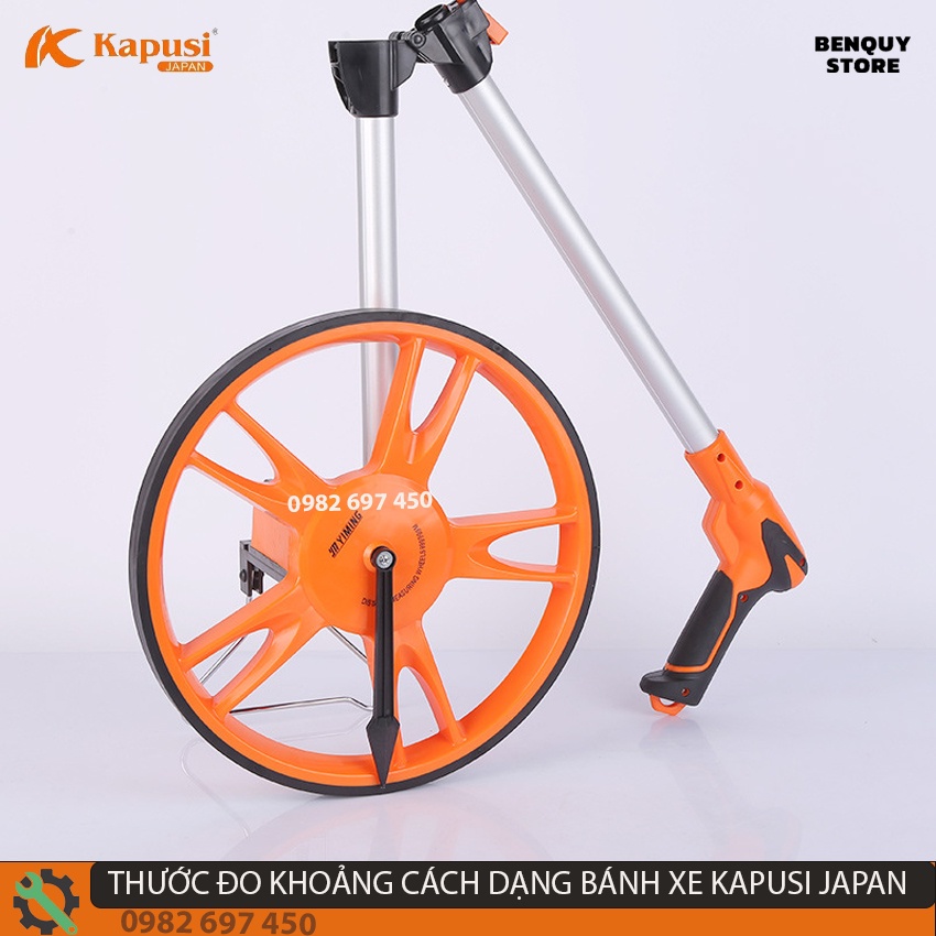 THƯỚC ĐO KHOẢNG CÁCH DẠNG BÁNH XE KAPUSI JAPAN - THƯỚC ĐO LĂN ĐƯỜNG NHẬT BẢN. BẢO HÀNH 6 THÁNG