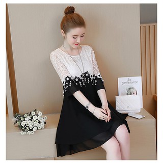 【Big Size Quảng Châu】 Đầm suông big size quảng châu D1072