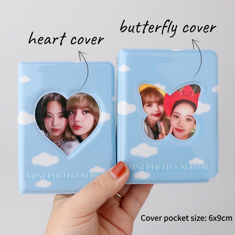 Album Ảnh 3 Inch Hình Trái Tim Giá Đỡ