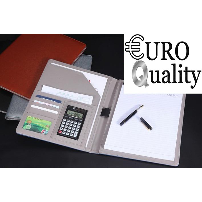 Cặp da công sở khổ A4, tặng kèm máy tính bỏ túi | BigBuy360 - bigbuy360.vn