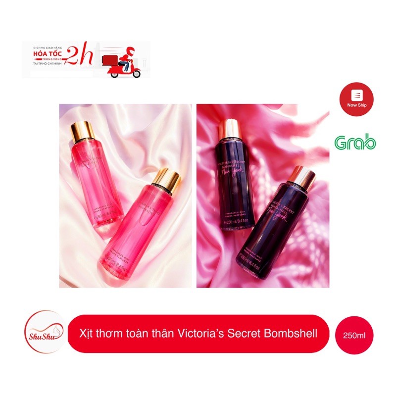 [ HCM SỈ ] Xịt thơm toàn thân Victoria Secret BOMBSHELL
