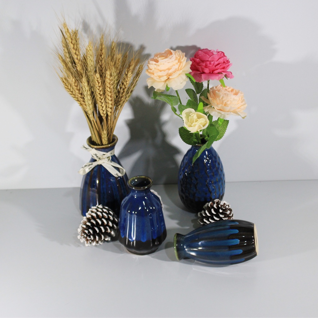 Lọ hoa sứ mini đẹp để bàn nhiều mẫu - Bát Tràng