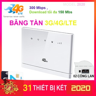 Bộ phát Wifi từ sim 3G/4G LTE Router CP108 - Tốc độ 300Mbps, 02 build-in Antenna 5dbi , giới hạn kết nối 32 thiết bị