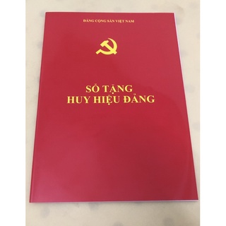 Sổ tặng huy hiệu đảng