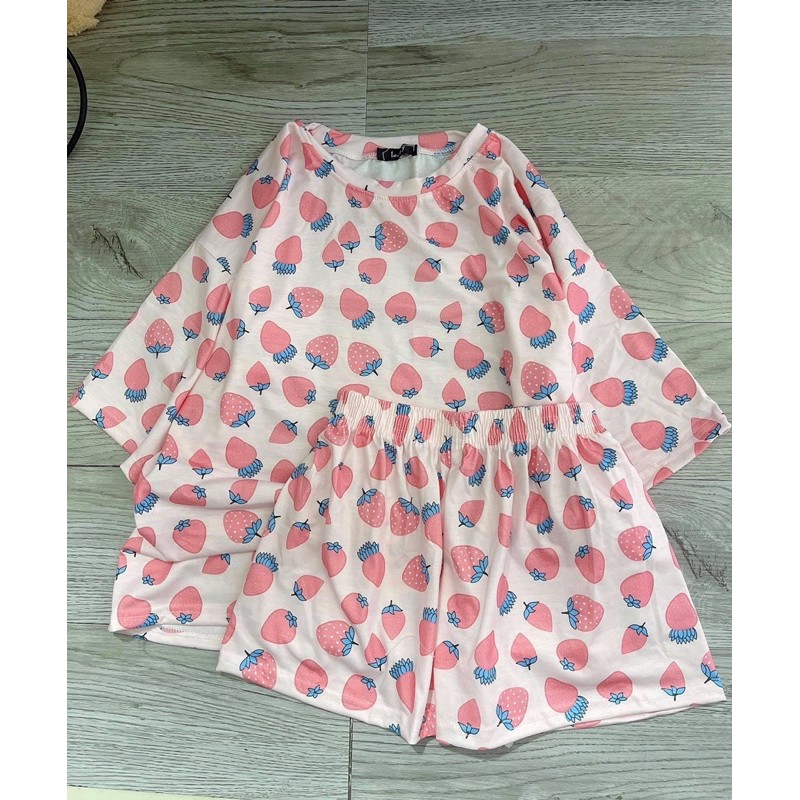 Set bộ ngủ hè in hình cute siêu rẻ