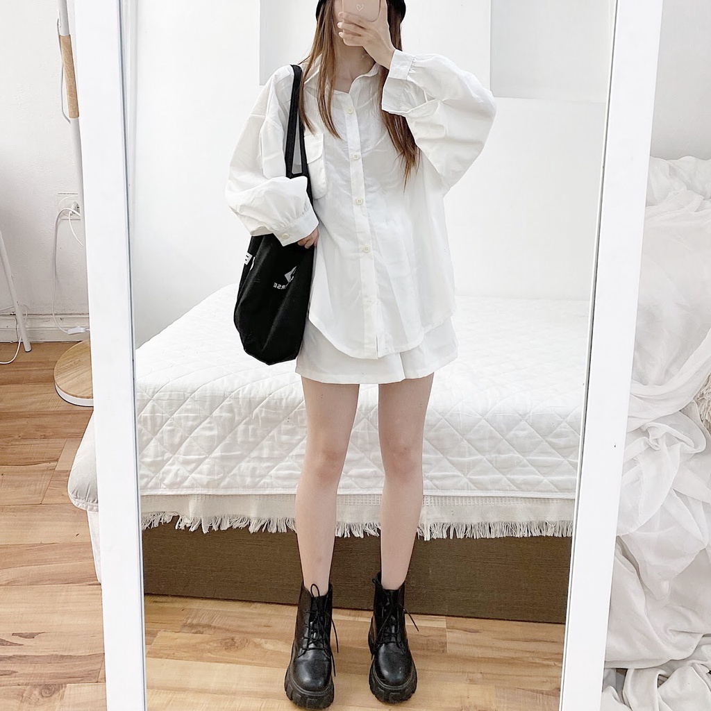 sơ mi ulzzang oversize