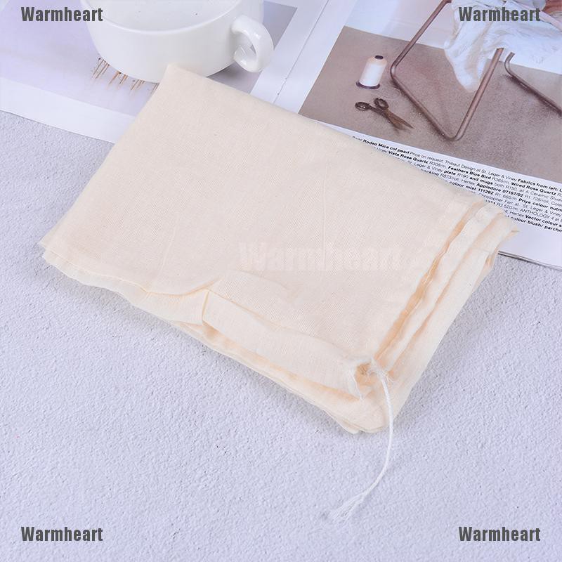 Warmheart Reusable Nut Almond Milk Strainer Bag Tea Coffee juices Filter Cheese Mesh Cloth