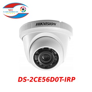 Camera hd-tvi dome hồng ngoại 2.0 megapixel hikvision ds-2ce56d0t-irp - hàng chính hãng