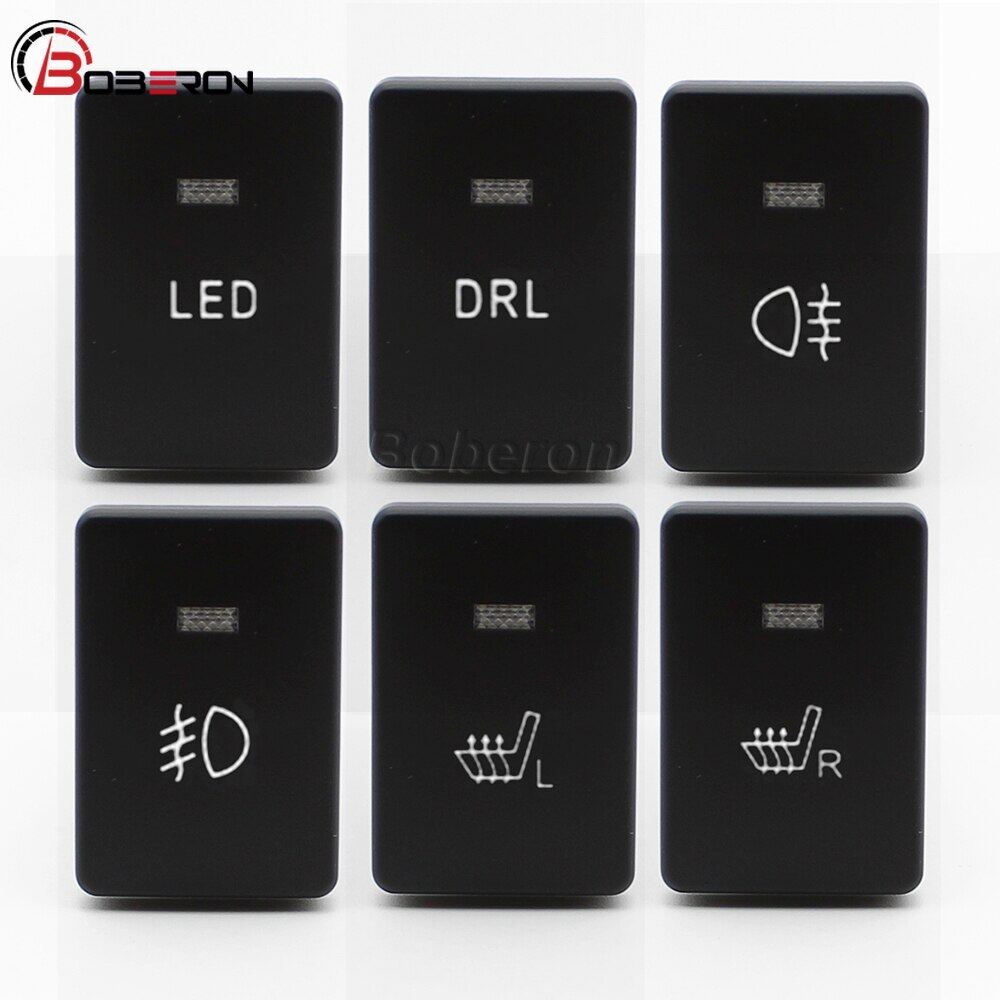 Công Tắc Sưởi Ấm Đèn Pha LED Cho Xe Hơi Toyota Prado Land Cruiser 2007 -2020
