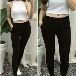 LEGGING 2 TÚI TRƠN