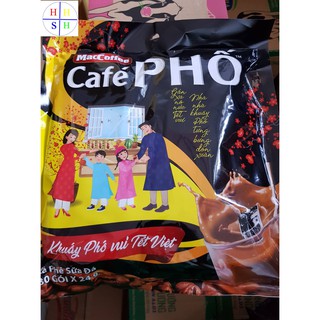 Cà phê phố sữa đá - Bịch 30 gói x 24g