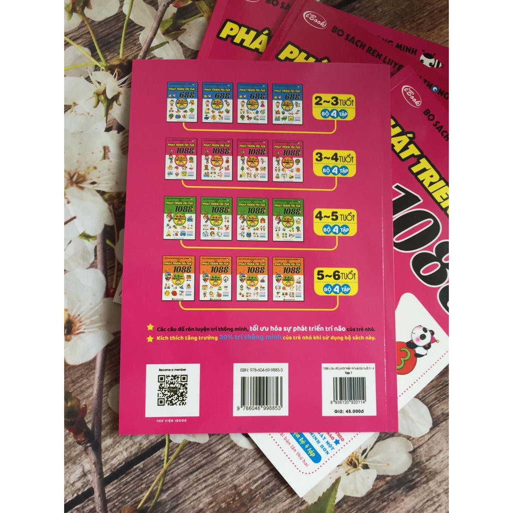 Sách - Combo 1088 Câu Đố Phát Triển Trí Tuệ 3-4 Tuổi (Bộ 4 Cuốn) - Tái Bản 2019 | BigBuy360 - bigbuy360.vn