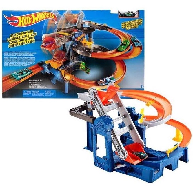 Bộ đường ray đua Hot Wheels Factory Raceway