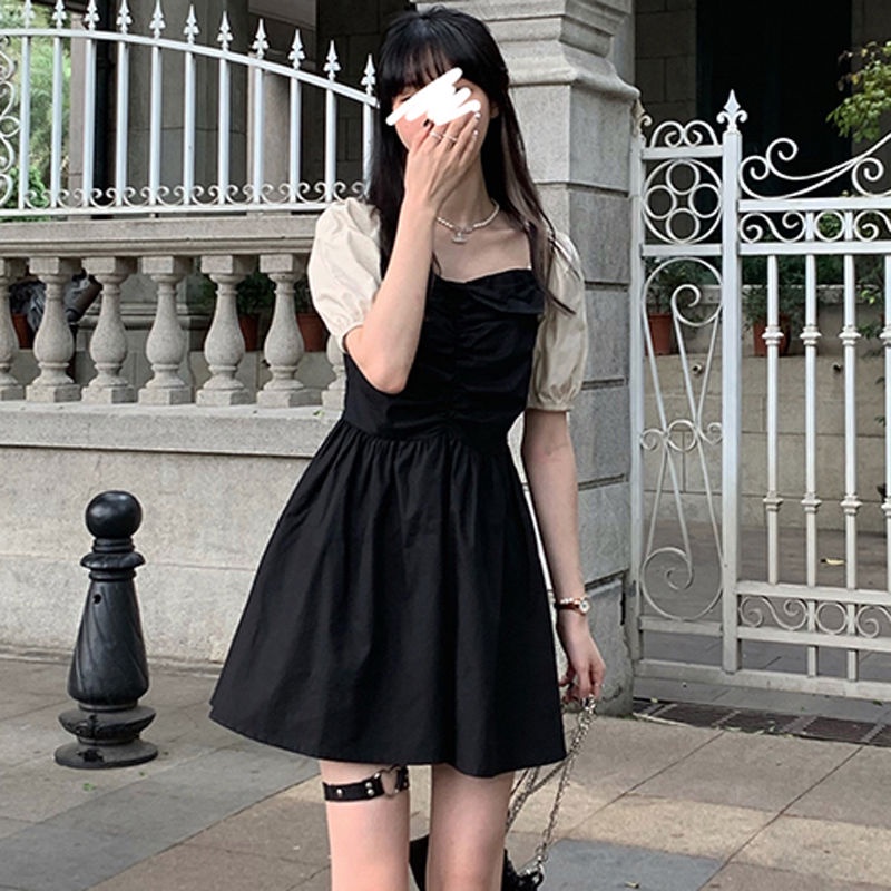 Đầm Công Chúa Mùa Hè Cổ Vuông Kiểu Pháp 2022 Mới Cho Nữ