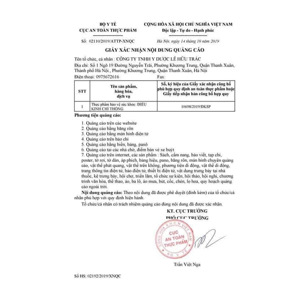 Điều kinh chỉ thống hộp 60 viên - Dứt đau bụng kinh, điều hòa kinh nguyệt | BigBuy360 - bigbuy360.vn