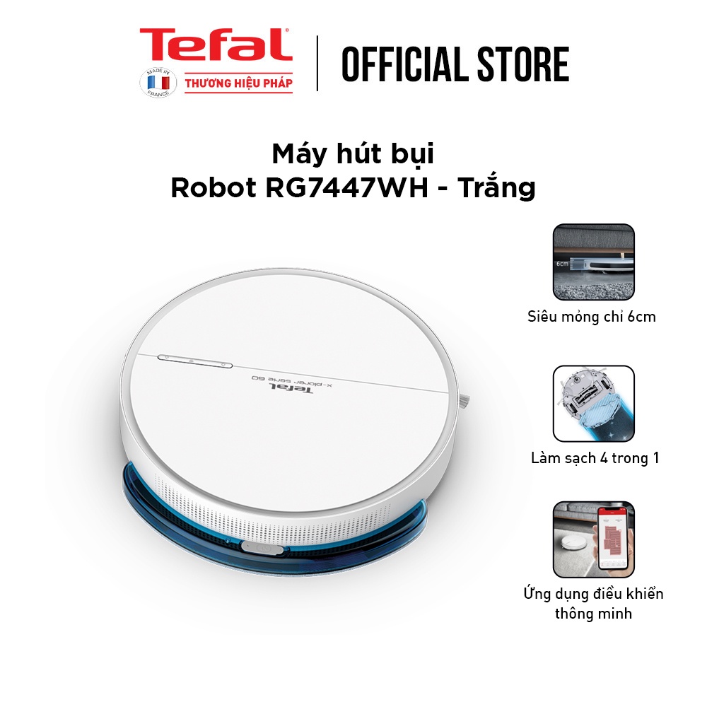 Máy hút bụi Robot RG7447WH S60 - Trắng