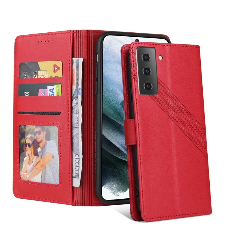 Bao da điện thoại kiểu ví thời trang cho Samsung S21 S20 Fe S20 Ultra S10 S9 Plus S20 + S10