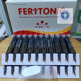 Ferytonic - bổ sung sắt - hộp 20 ống