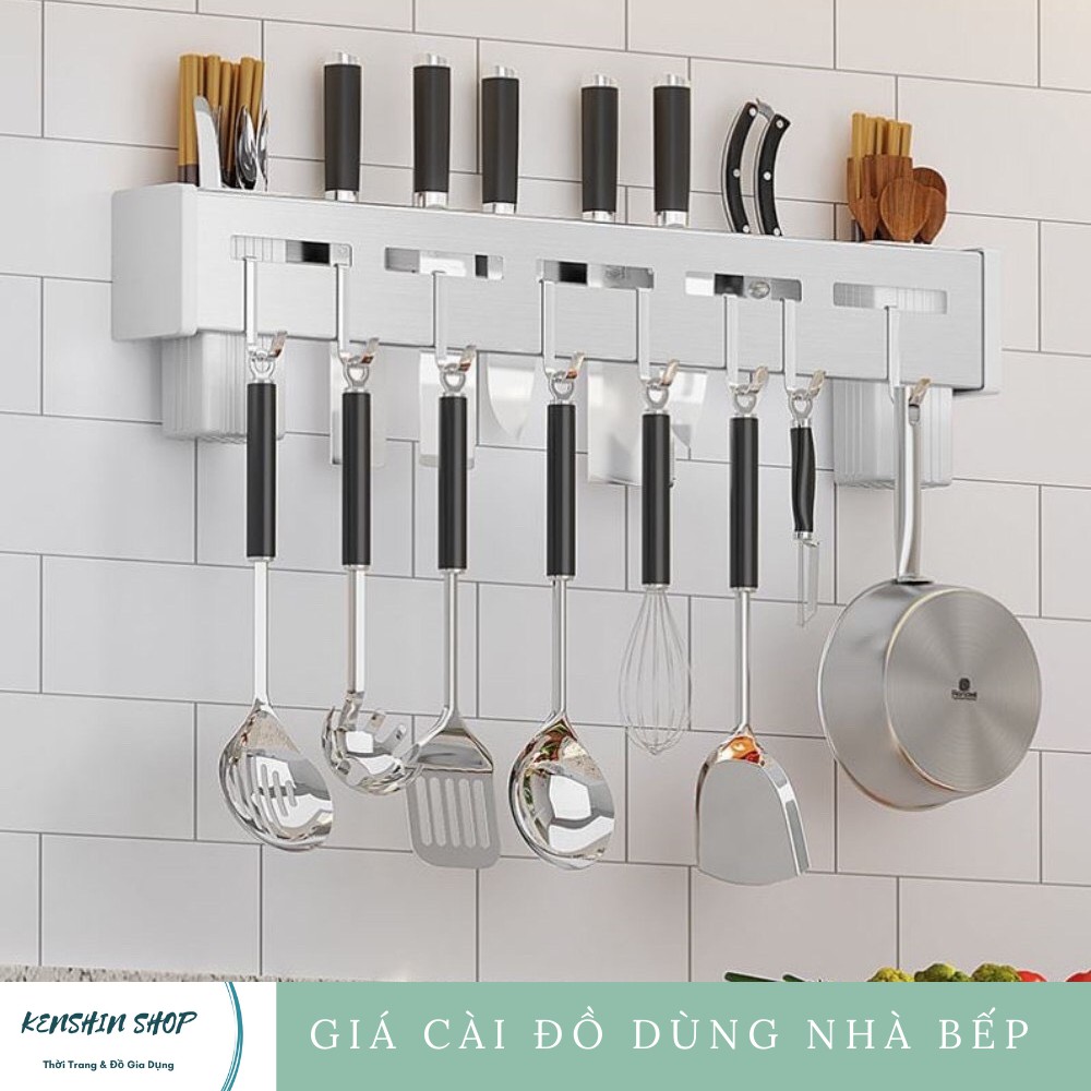 Giá Treo Đồ, Cài Dao Nhà Bếp Inox Không Gỉ Hiện Đại, Nhỏ Gọn NANALI STORE