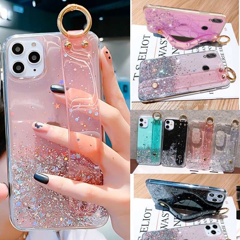 Ốp điện thoại trong suốt có giá đỡ cho iPhone 6 7 8 plus x xs xr xamax 11 Pro max