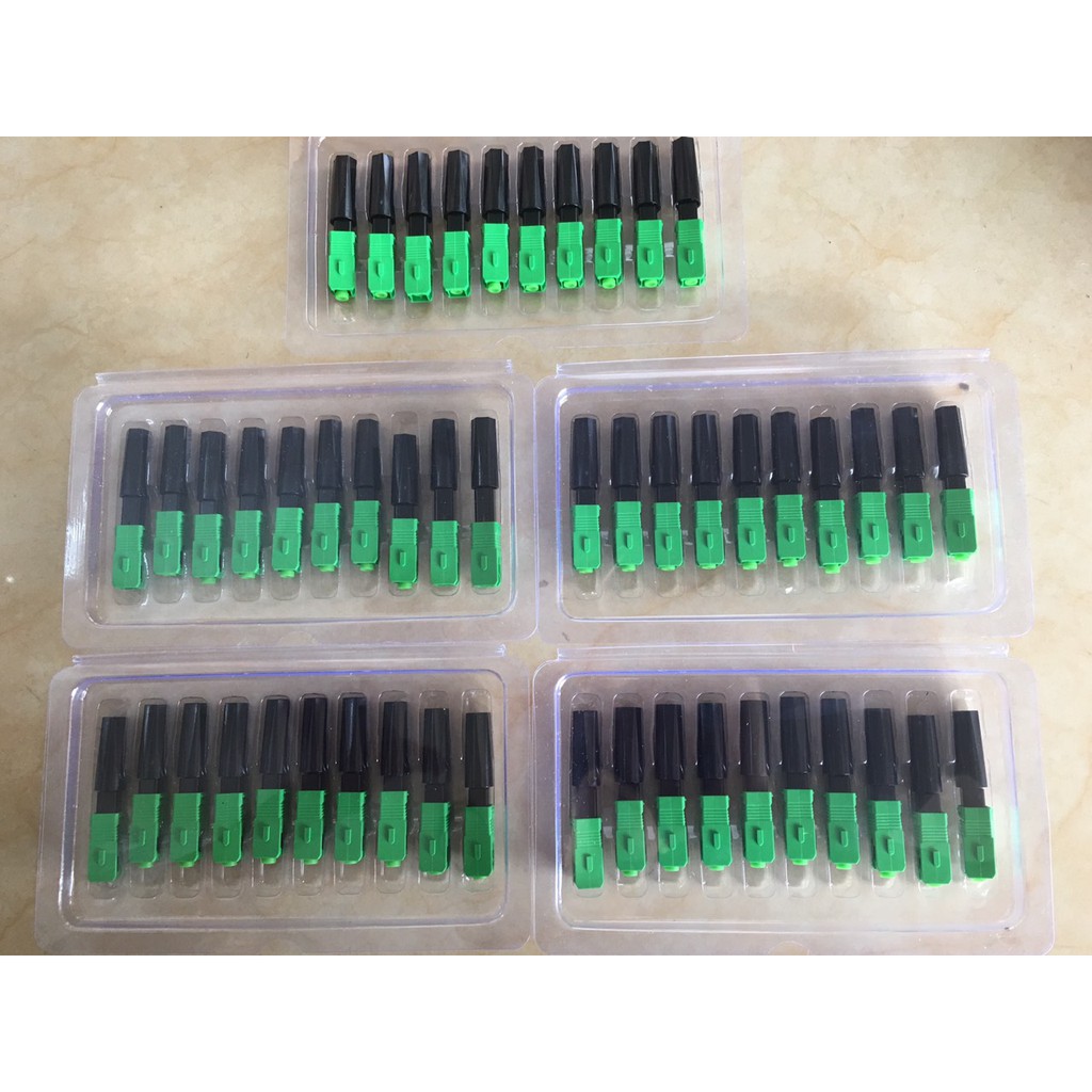Combo 50 đầu fast connector SC-APC loại ngắn - SC-APC