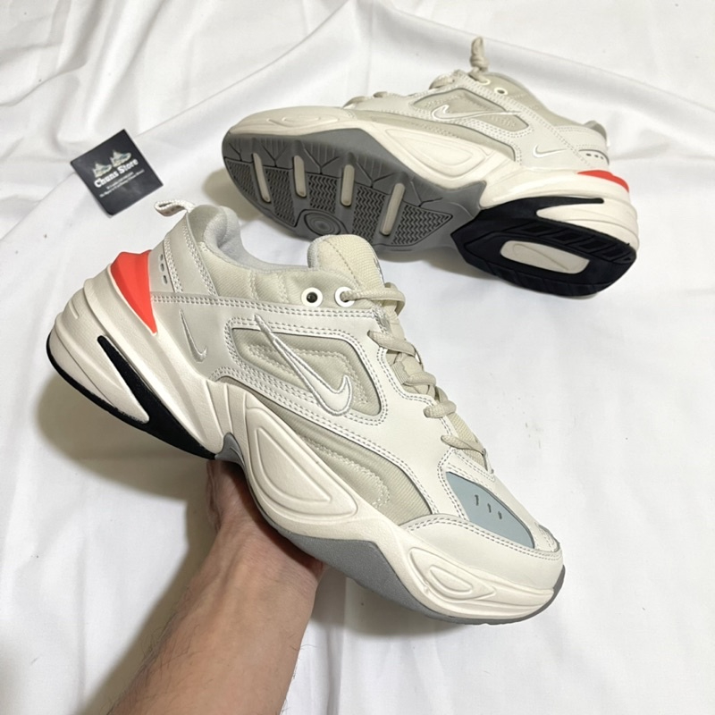 Giày m2k tekno phối màu basic trắng đen, giày thể thao nam nữ CT SHOE M2K xám trắng thời trang đế cao