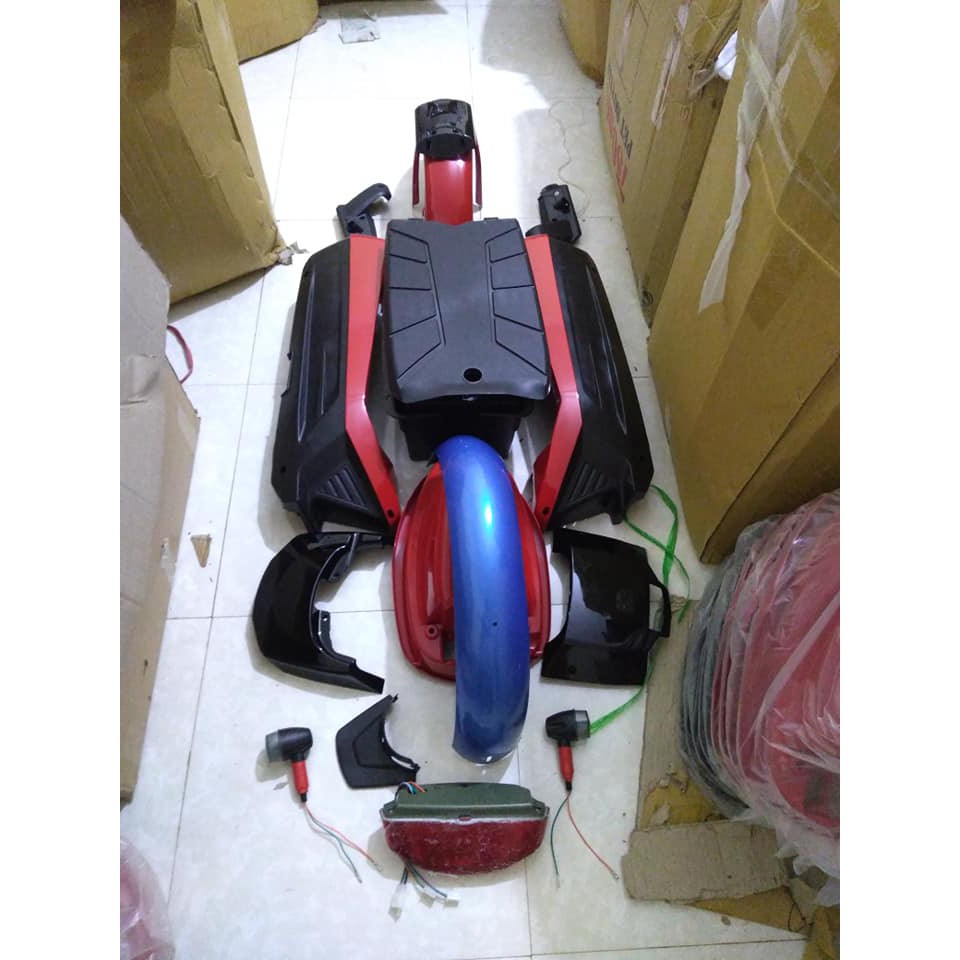 bộ nhựa xe đạp điện 133s