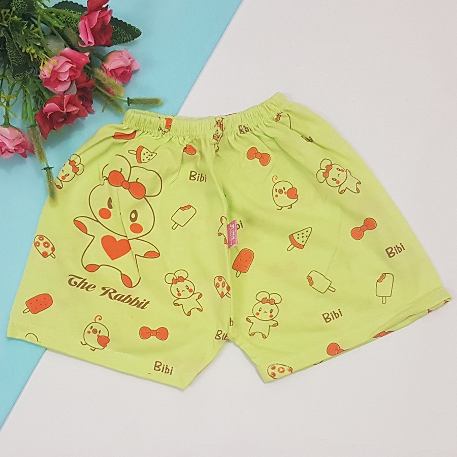 [QUẦN CỘC] Quần Chục Đùi 100% Cotton Cho Bé In Hình Gấu - Hàng Việt Nam