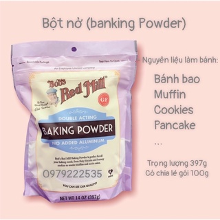 Bột Nở/Baking Powder Bob's Red Mill 397gr (Date 2/2023)