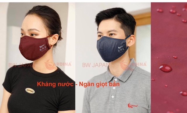 Khẩu trang nam nữ chống thấm nước