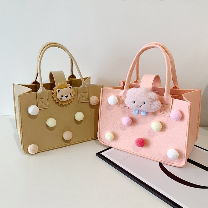 Túi Xách Tote Họa Tiết Hoạt Hình Phong Cách Nhật Bản Đáng Yêu