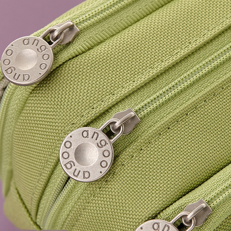 Hộp Đựng Bút Bằng Vải Canvas Sức Chứa Lớn Nhiều Ngăn Tiện Dụng