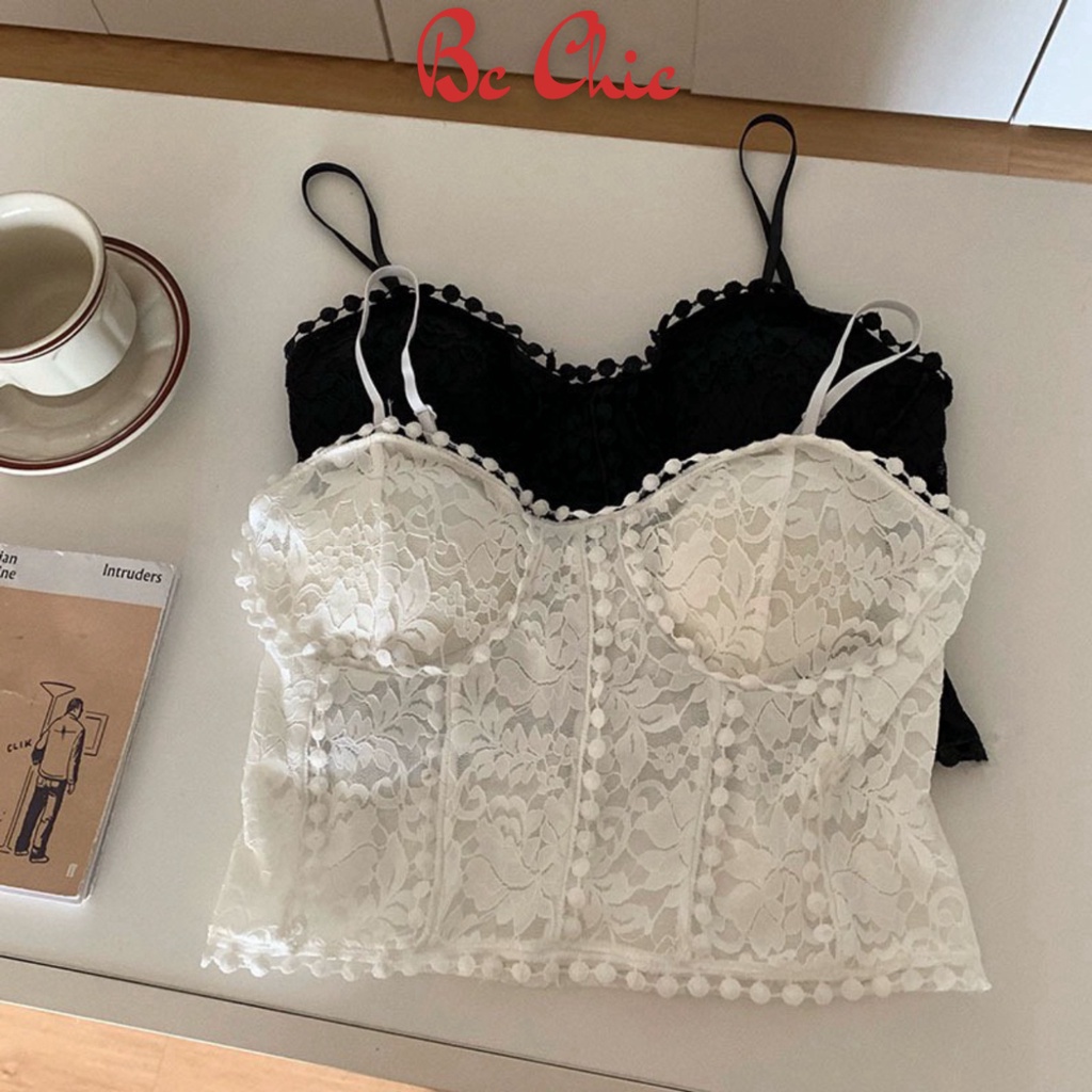 Áo bra Nữ ren hoa  tôn vòng một - Áo Ngực Nữ sexy quyến rũ MÃ B1873 BC_CHIC LINGERIE
