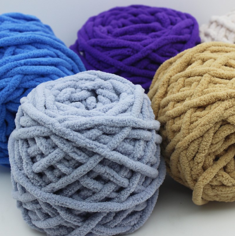Dép đi trong nhà tự làm bằng tay tự làm đan sợi len nam nữ tự dệt vật liệu túi