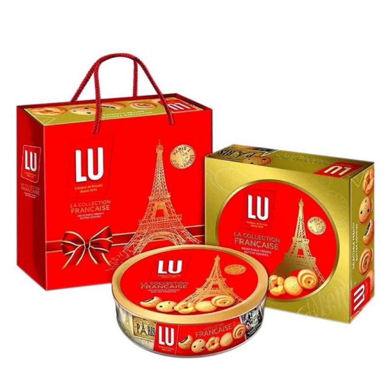 BÁNH QUY LU 540G KÈM TÚI