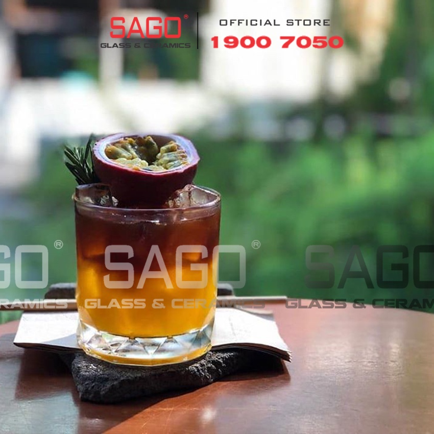 Ly Thủy Tinh Ocean Connexion Double Rock 350ml | Nhập Khẩu Thái Lan