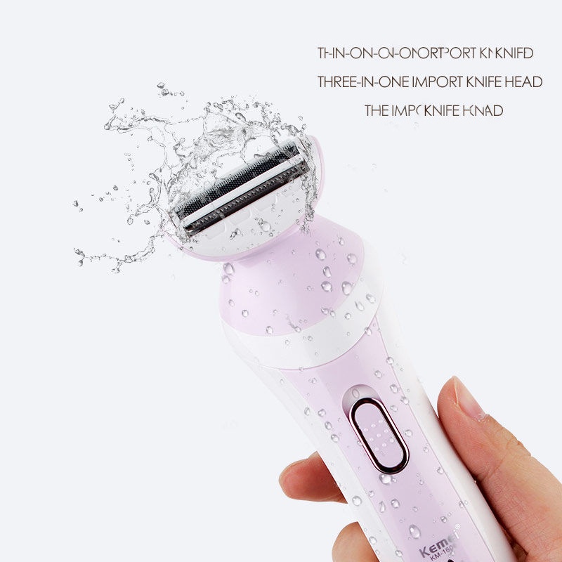 Tông đơ cạo lông Kemei KM-1606 không đau an toàn tiện dụng cho nữ