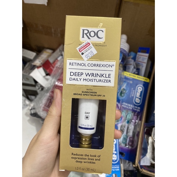 Kem Xóa Nếp Nhăn Roc RETINOL CORREXION DEEP WRINKLE DAILY MOISTURIZER SPF 30