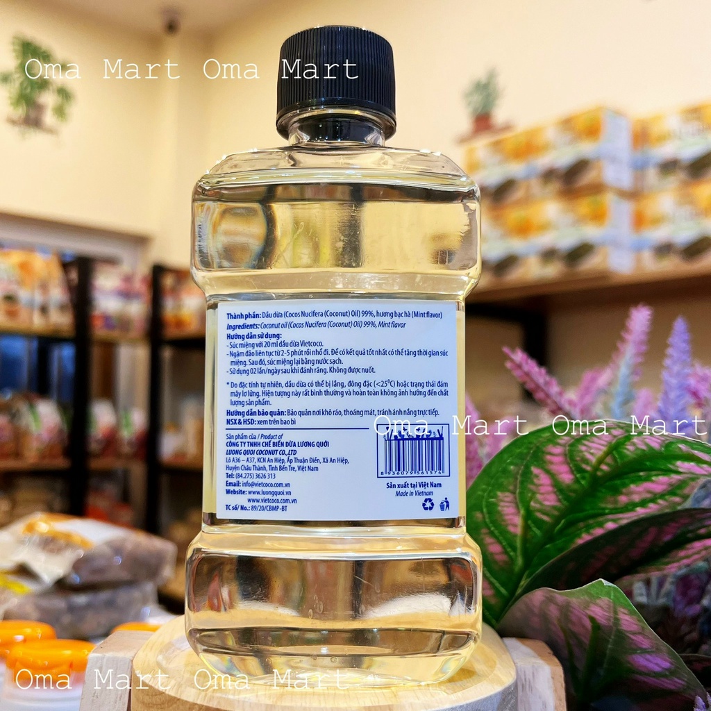 Dầu dừa súc miệng Vietcoco 225ml