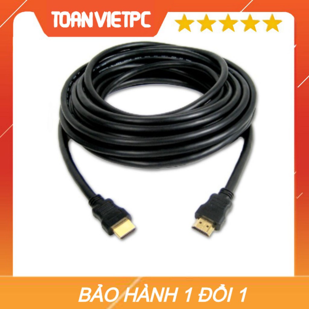 Cáp hdmi 14m full hdm | dây hdmi 14m tròn đen