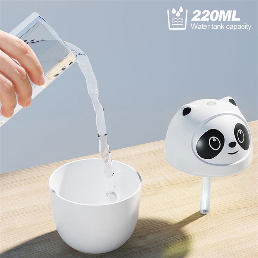 Máy Phun Sương Làm Ẩm Không Khí 220ml D8K6 Hình Gấu Trúc Dễ Thương