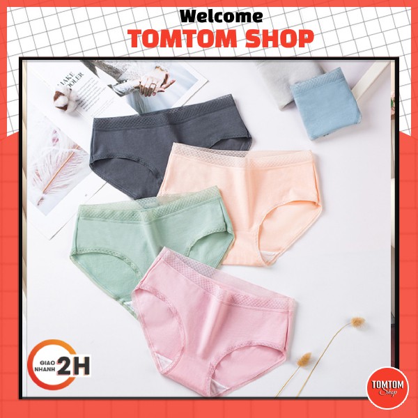 Quần Lót Nữ Cotton Cạp Lưới Cao Cấp Ql20