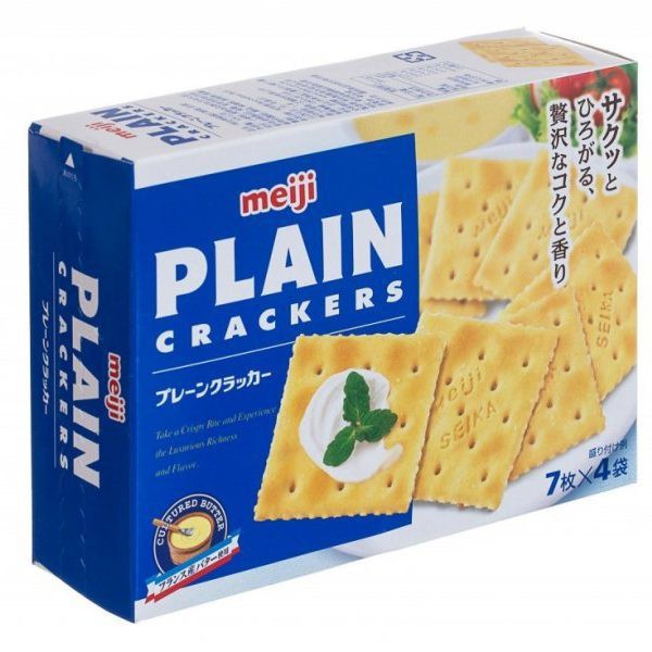 Bánh quy giòn PLAIN cho NGƯỜI ĂN KIÊNG Meiji 104g