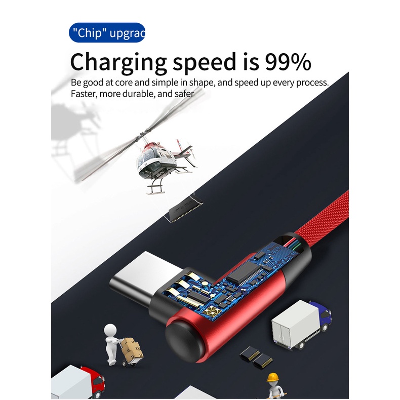 Dây cáp sạc nhanh USB type-c 3A đa năng cao cấp