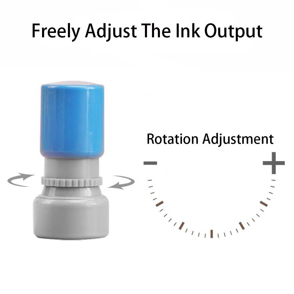 TARSUREVN Ink Rubber Stamp English Cartoon Pattern For Students Offices Schools DIY