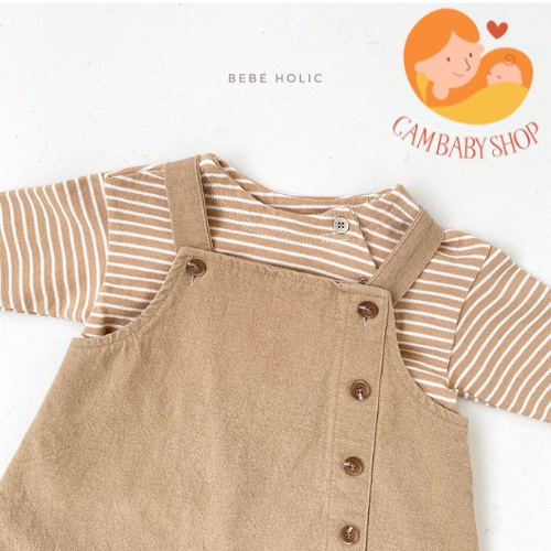 Bộ Quần Yếm Áo Thun Hàn Quốc Cho Bé Trai Và Bé Gái Từ 1 Đến 3 Tuổi - Cam Baby Shop